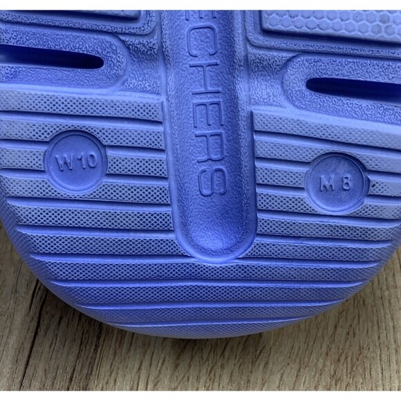 Skechers Arch Fit Go Foam Foamies Shoes Size 10 Purple Slip on 111553 - Picture 15 of 16